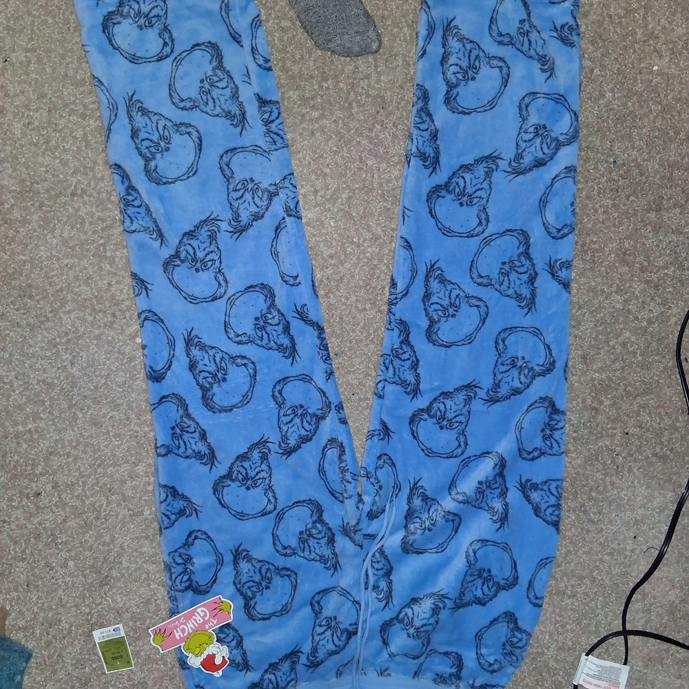 Dr. Seuss Blue Grinch Pants